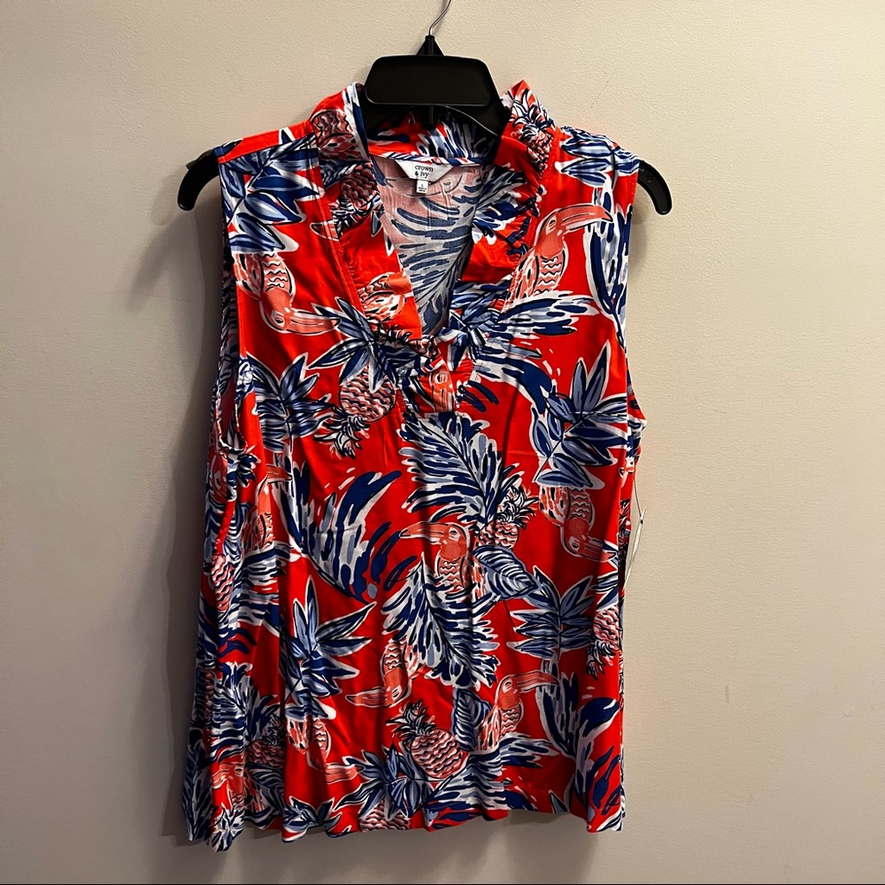 Floral summer shirt